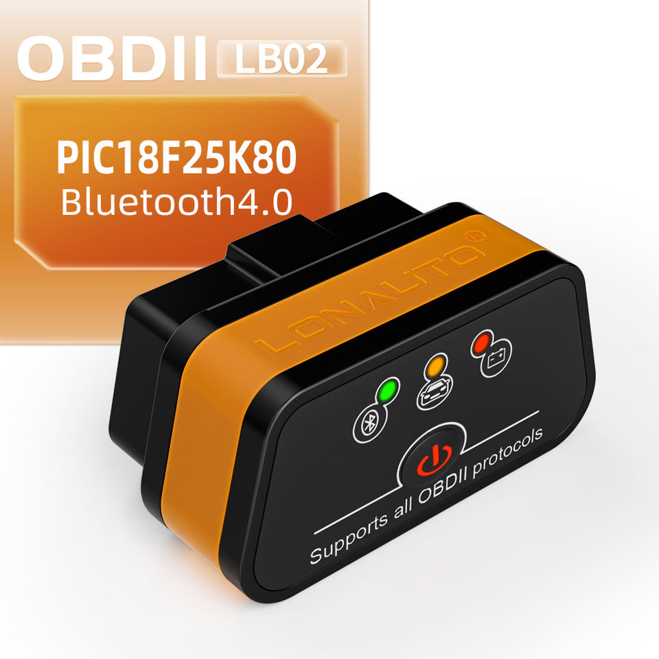 قارئ أعطال OBD II بالبلوتوث (BLE 4.0)
